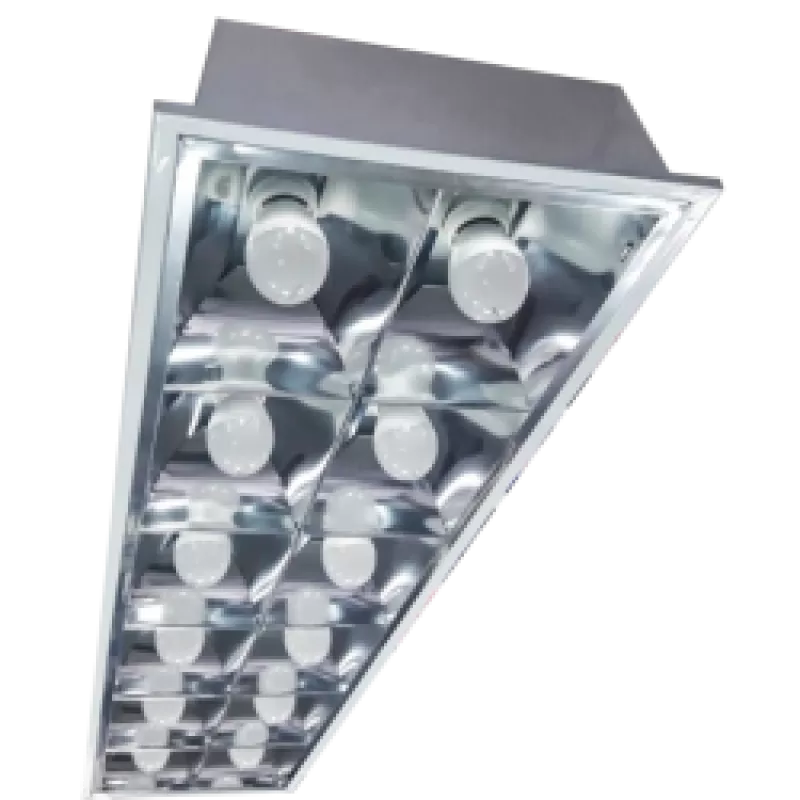 ĐÈN MÁNG LED ÂM TRẦN ĐUI E27 60W (PQX125)