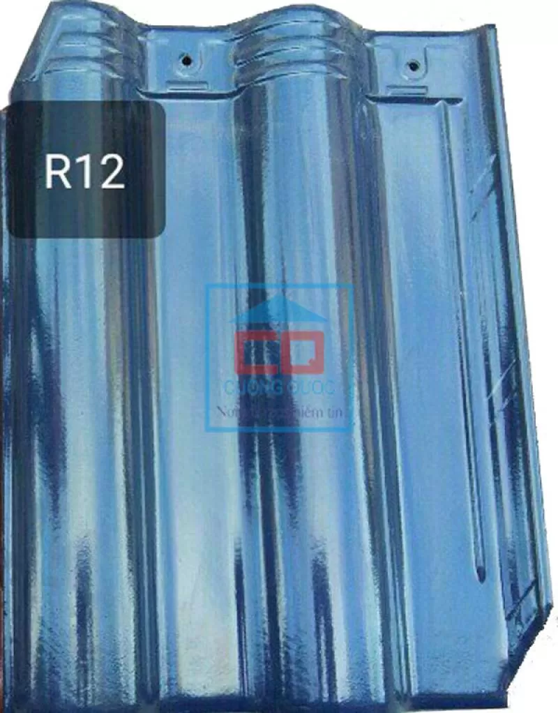 Ngói sóng tráng men Viglacera Thăng Long R12 giá rẻ tại Hà Nội