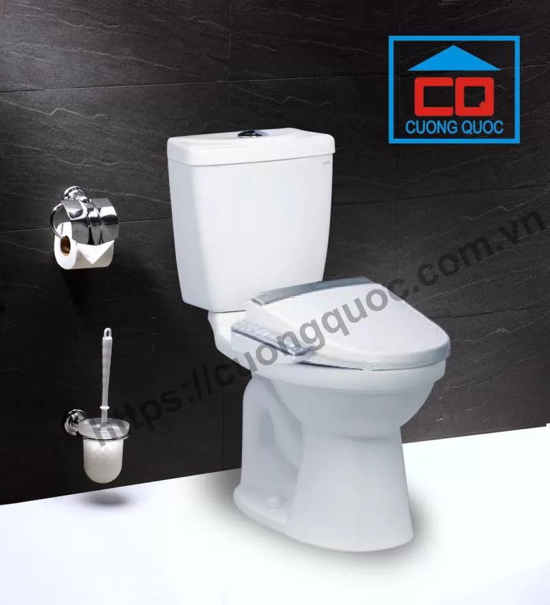 Bồn cầu Caesar nắp điện tử CD1325+TAF200H