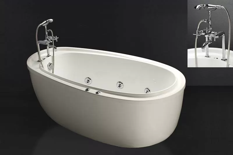 Bồn Massage Caesar có chân yếm MT6480