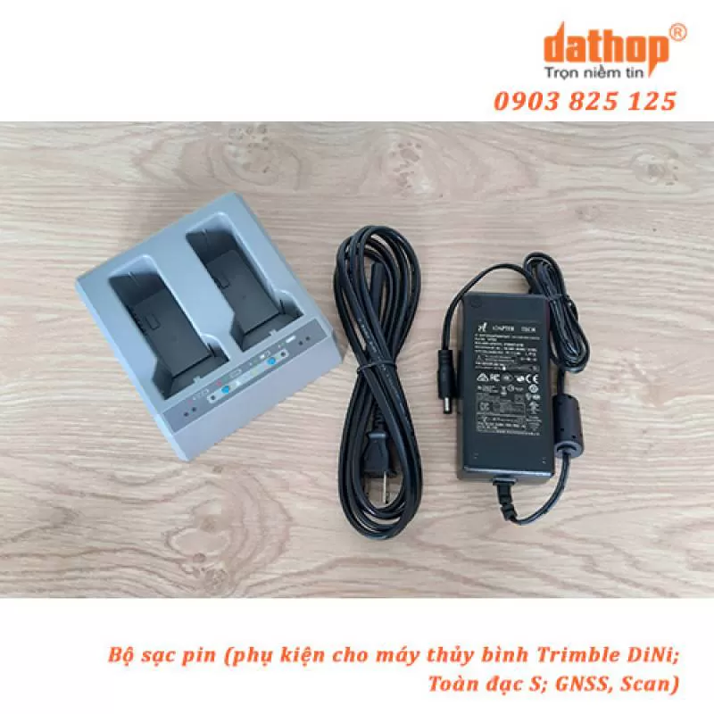 Bộ sạc pin (phụ kiện cho máy thủy bình Trimble DiNi; Toàn đạc S; GNSS, Scan)