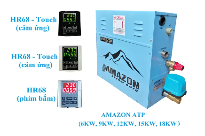 Máy xông hơi ướt AMAZON 6KW ATP-60