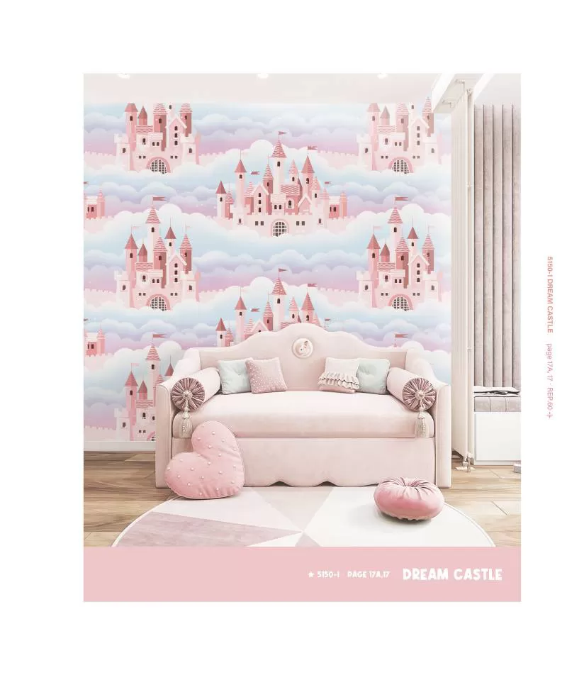 Giấy Dán Tường Phòng Trẻ Em Dream World 5150-1 