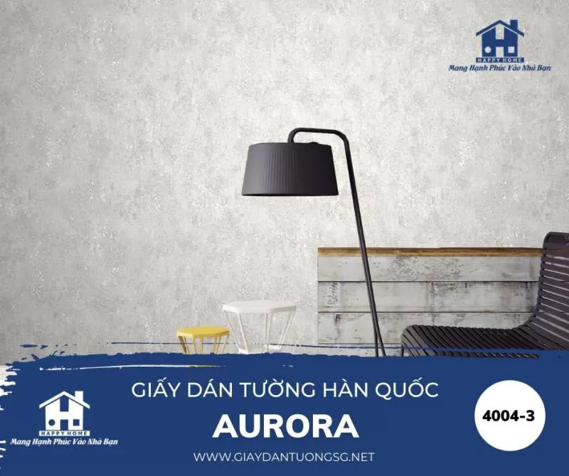 Giấy Dán Tường Hàn Quốc Aurora 4004-3