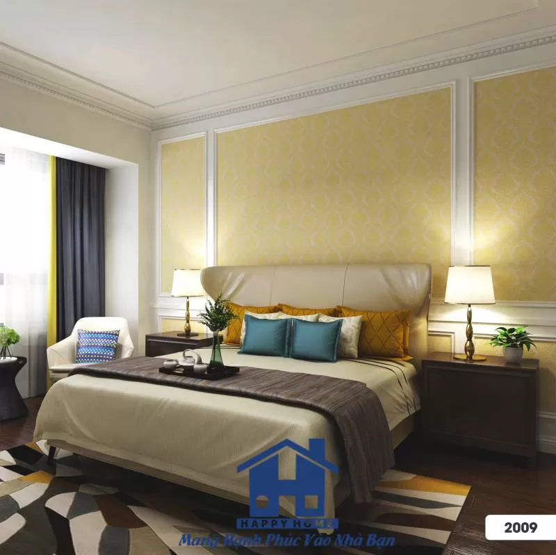 Vải Dán Tường Sợi Thủy Tinh MV 2009 Cao Cấp