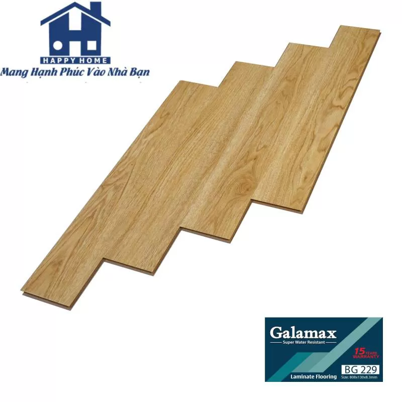 Sàn Gỗ Mặt Bóng Galamax BG229