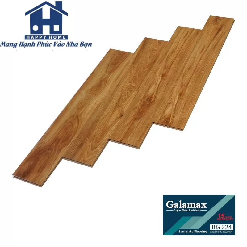Sàn Gỗ Mặt Bóng Galamax BG224