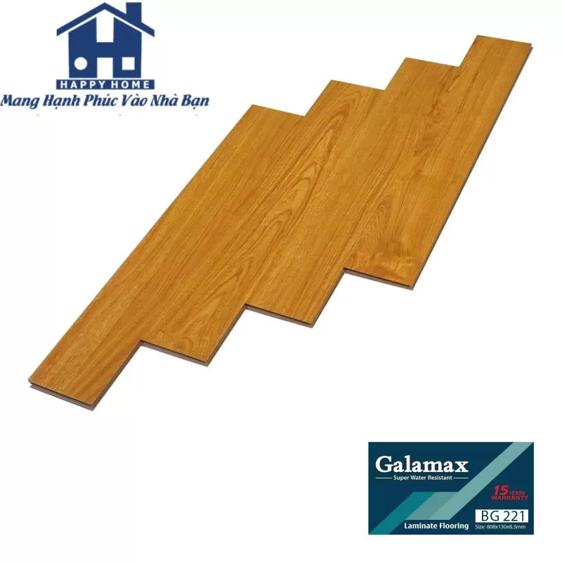 Sàn Gỗ Mặt Bóng Galamax BG221