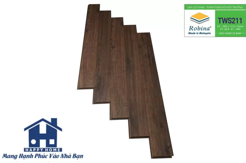 Sàn Gỗ Robina 12mm Bản Nhỏ TWS-211