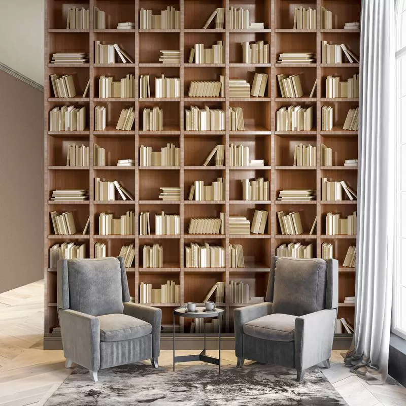 Giấy Dán Tường Giả Kệ Sách MS: 2660-3