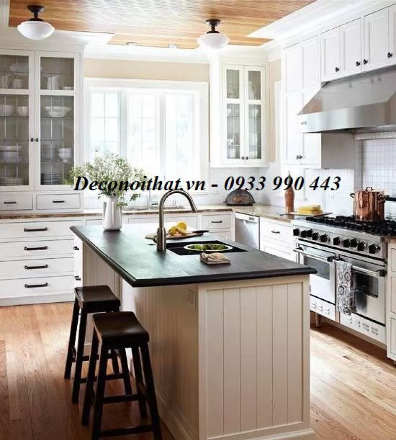 Tủ bếp có bàn đảo-010