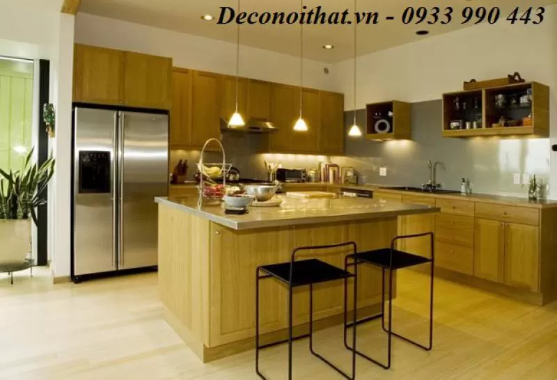 Tủ bếp có bàn đảo-001