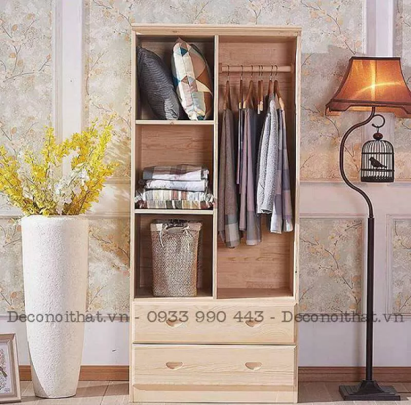 Tủ quần áo mini 186TP