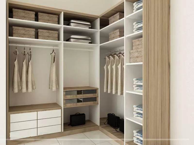 Tủ Áo Chữ L Giá Rẻ 070TP