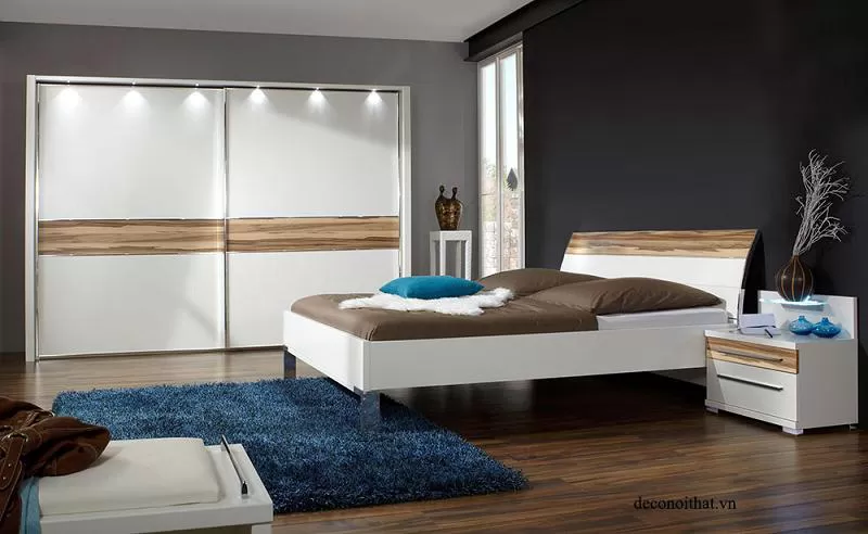 Giường ngủ gỗ hiện đại 055TP