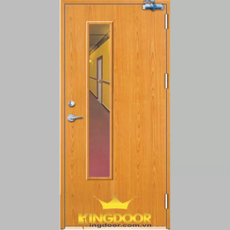 CỬA GỖ CHỐNG CHÁY P1-GL