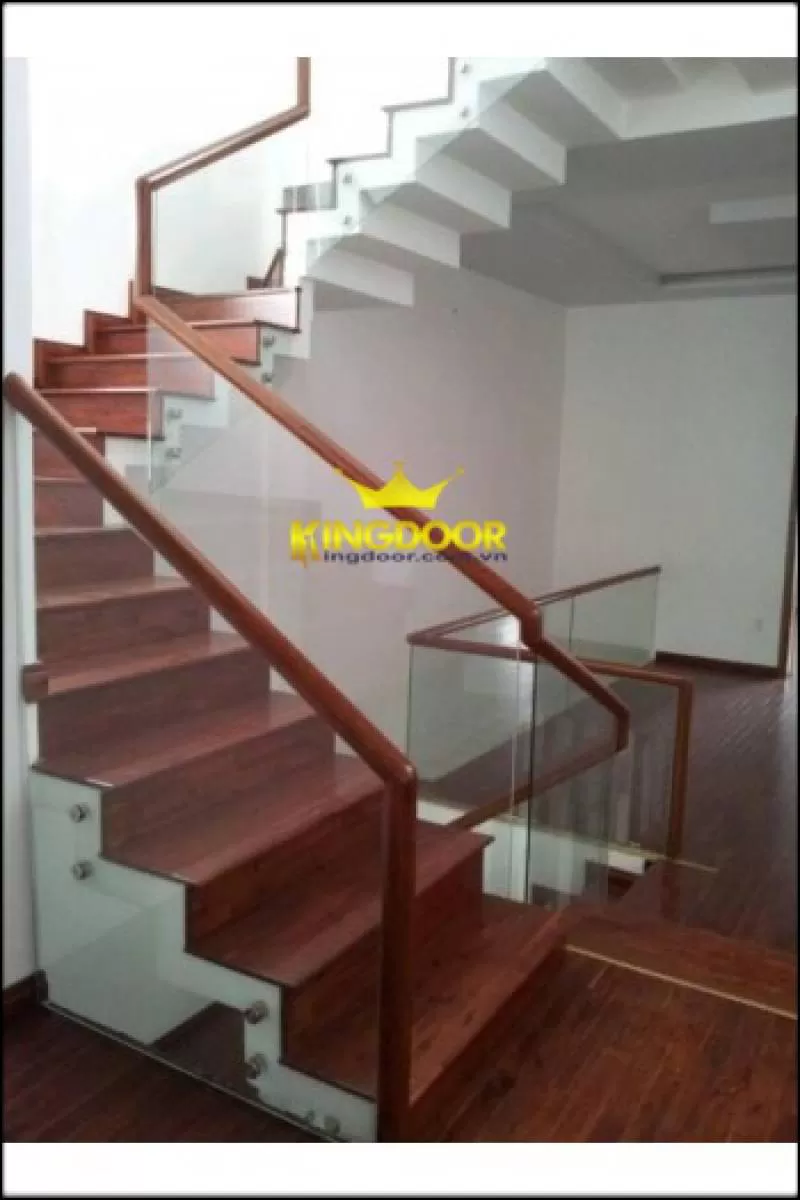 Tay vịn cầu thàng gỗ 3