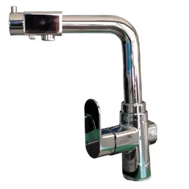 Vòi rửa bát ngổng cứng nóng lạnh và RO Daehan DU-1023 