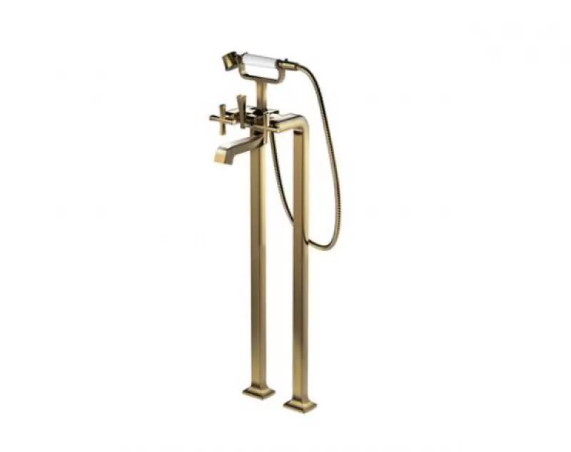Vòi xả bồn đặt sàn nóng lạnh kèm sen tắm ToTo DM209ACF#PG