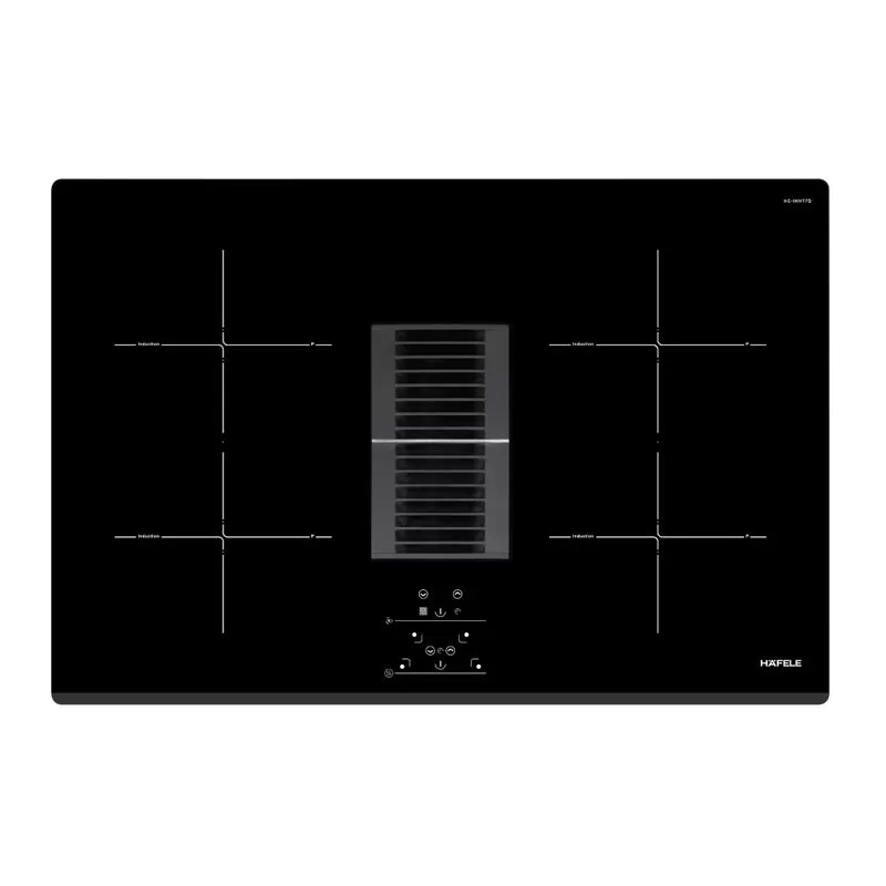 Bếp từ kết hợp hút mùi 4 vùng nấu HC-IHH77D