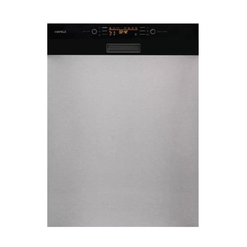 Máy rửa chén bán âm mặt đen HDW-HI60B, 15 bộ đồ ăn Châu Âu, 60 cm