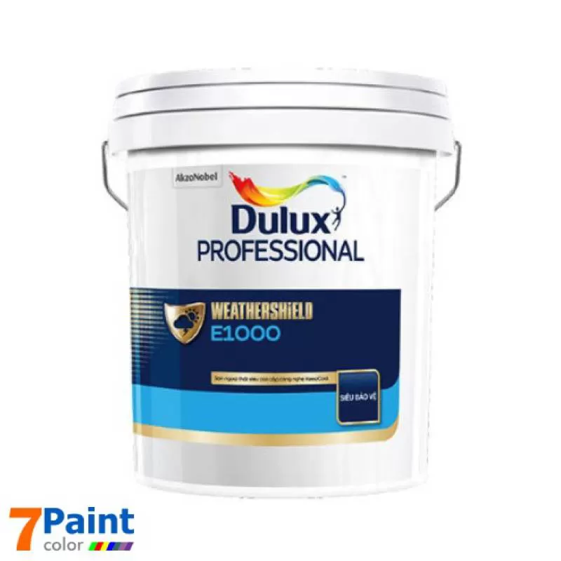 Sơn dự án Dulux Professional Weathershield E1000 mờ ngoại thất