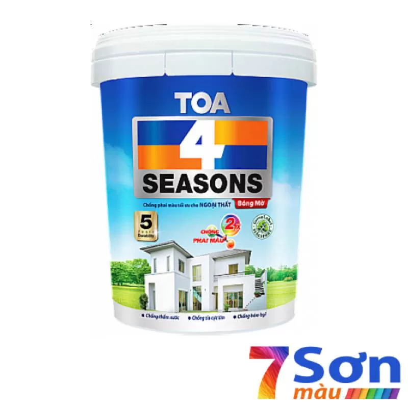 Sơn nước ngoại thất TOA 4 Seasons Bóng Mờ