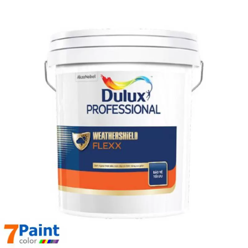 Sơn dự án Dulux Professional Weathershield Flexx bóng ngoại thất