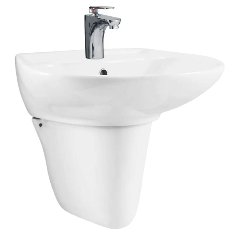 Chậu treo tường chân lửng Viglacera Sanfi S507