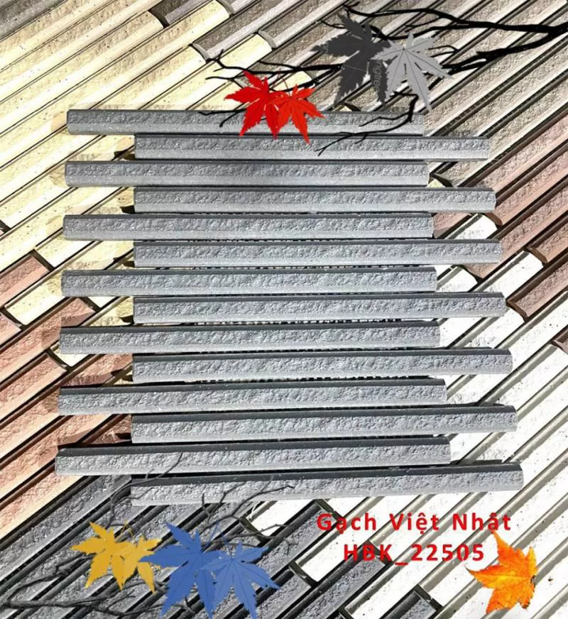 Gạch thẻ trang trí Việt Nhật HBK 22505