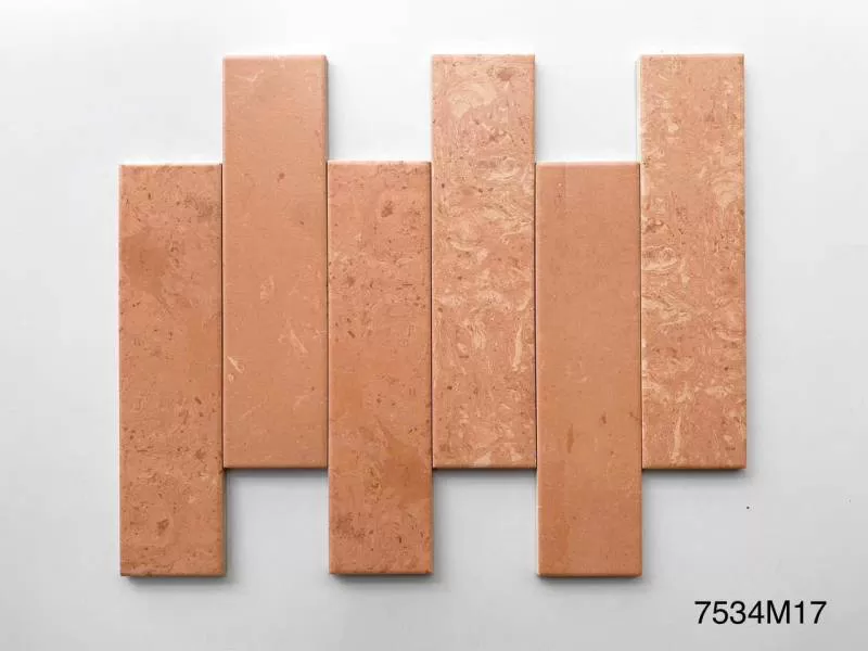 Gạch Thẻ Cổ 75x300 màu nâu đất 7534M17