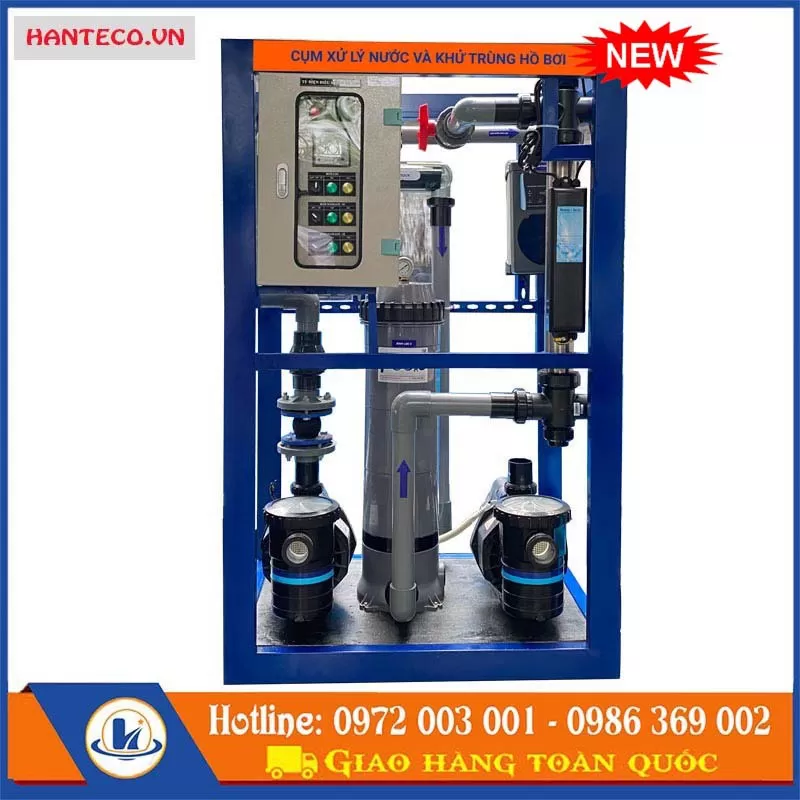 CỤM XỬ LÝ NƯỚC VÀ KHỬ TRÙNG BỂ BƠI CXL - 15 | 40 - 60M3