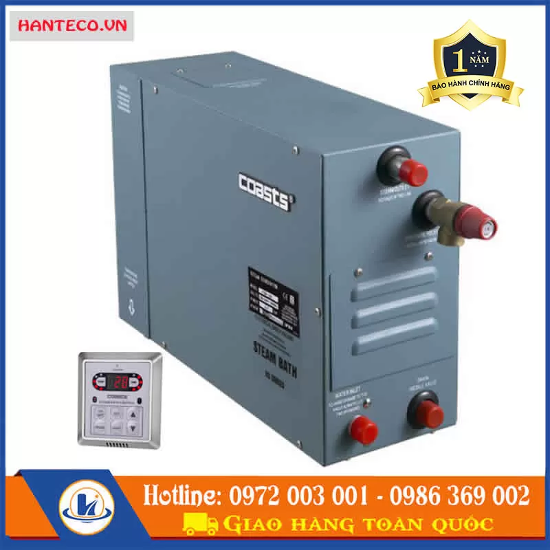 MÁY XÔNG HƠI ƯỚT STEAM COASTS 12kW KSA-120