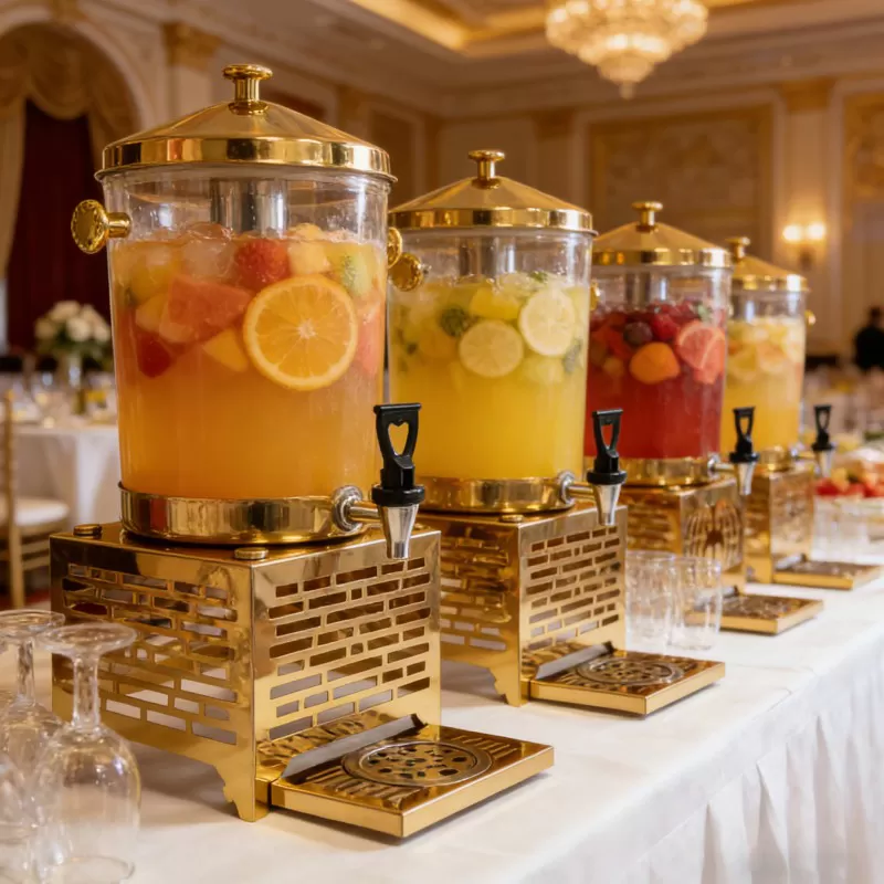 Bình phân phối nước ép tiệc cưới