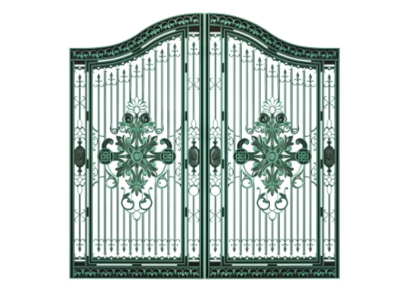 Cổng nhôm đúc Luxury