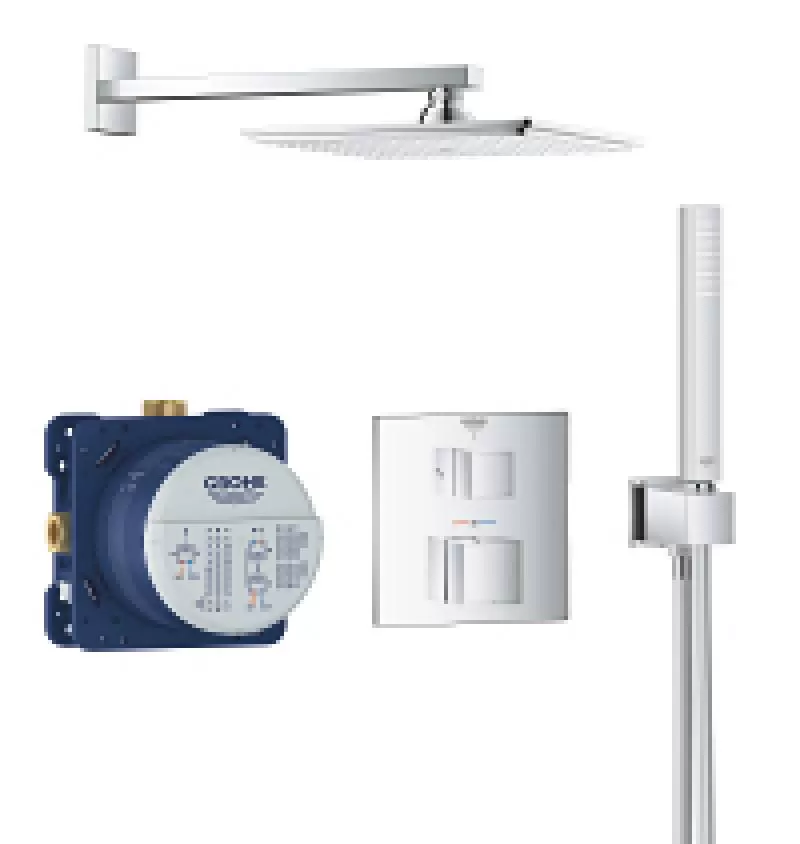 Bộ sen âm tường ổn nhiệt Tempesta 210 34741000