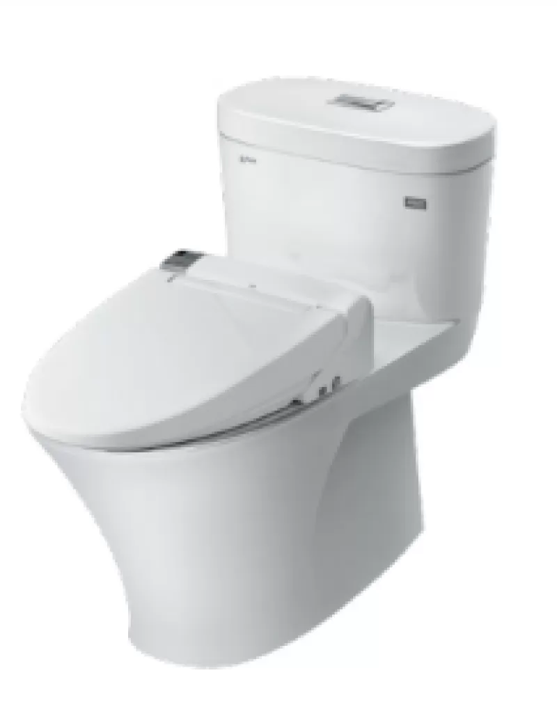 Bàn Cầu 1 Khối Kèm Nắp Rửa Điện Tử INAX - AC-959A+CW-KA22AVN 