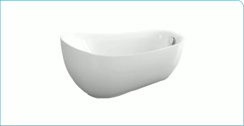 BỒN TẮM ACRYLIC MÀU TRẮNG RIGEL - R-BTB850FAC