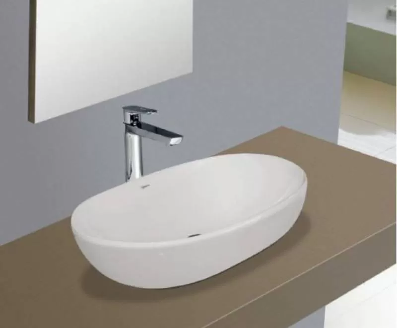 CHẬU ĐẶT BÀN DƯƠNG VÀNH VIGLACERA CD15 ( MEN NANO NUNG, DIỆT KHUẨN)