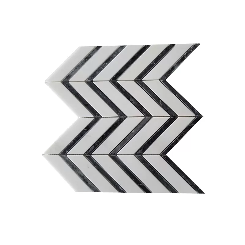 Chevron Pattern M.White+Grey
