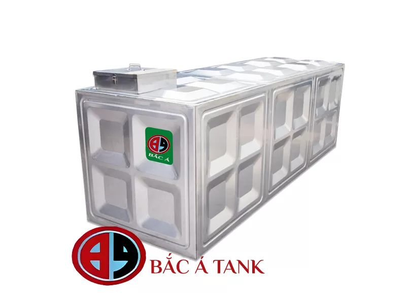 Bể nước ngầm Inox Nguyên 2000 Phát lít dày 0,7mm 