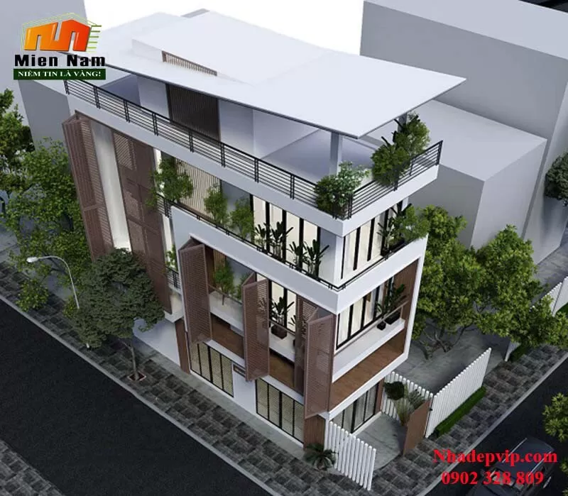 Thi công nhà phố một trệt ba lầu anh Dũng Quận 12