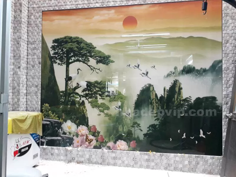 GẠCH 3D VI TINH SƠN THUỶ THI CÔNG KHÁCH TÂN BÌNH