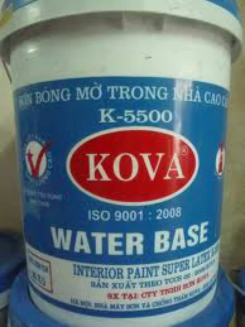 Sơn nội thất bán bóng KOVA K-5500 (trắng) – 20kg