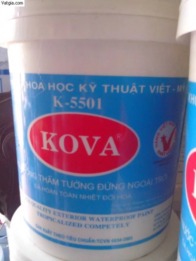 Sơn ngoại thất bán bóng KOVA K-5501 (trắng) – 20kg