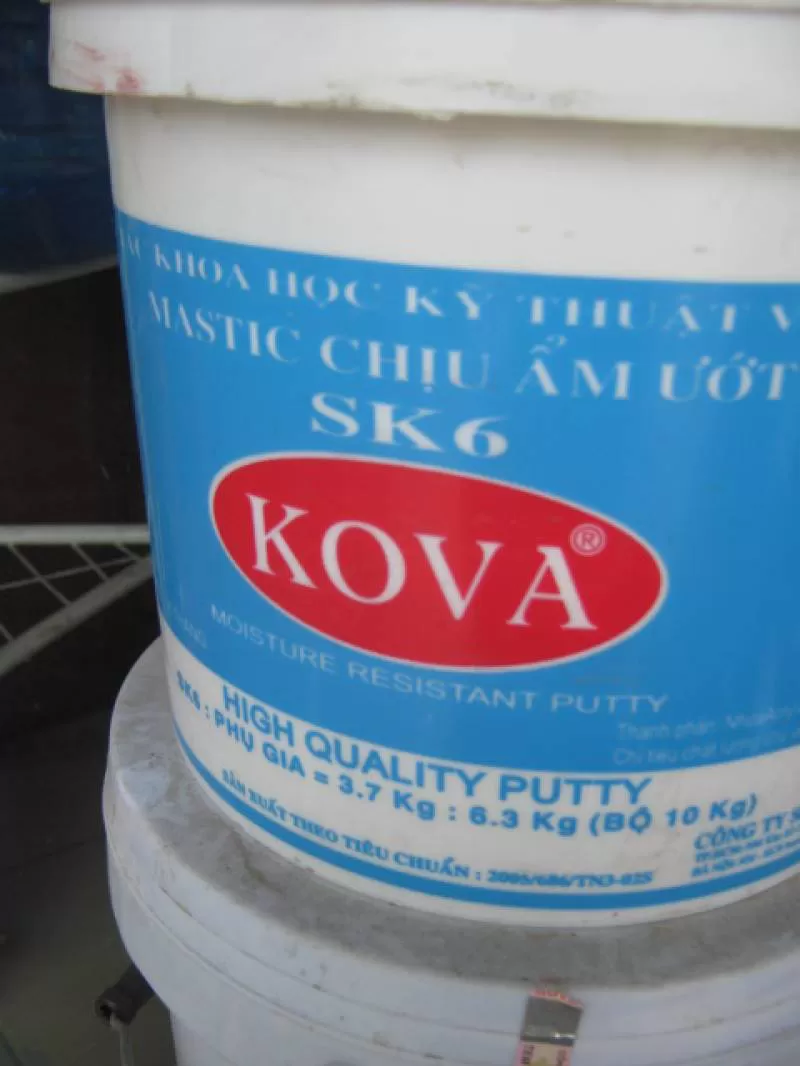 Mastic chống thấm cho sân tennis KOVA SK-6 – 10kg