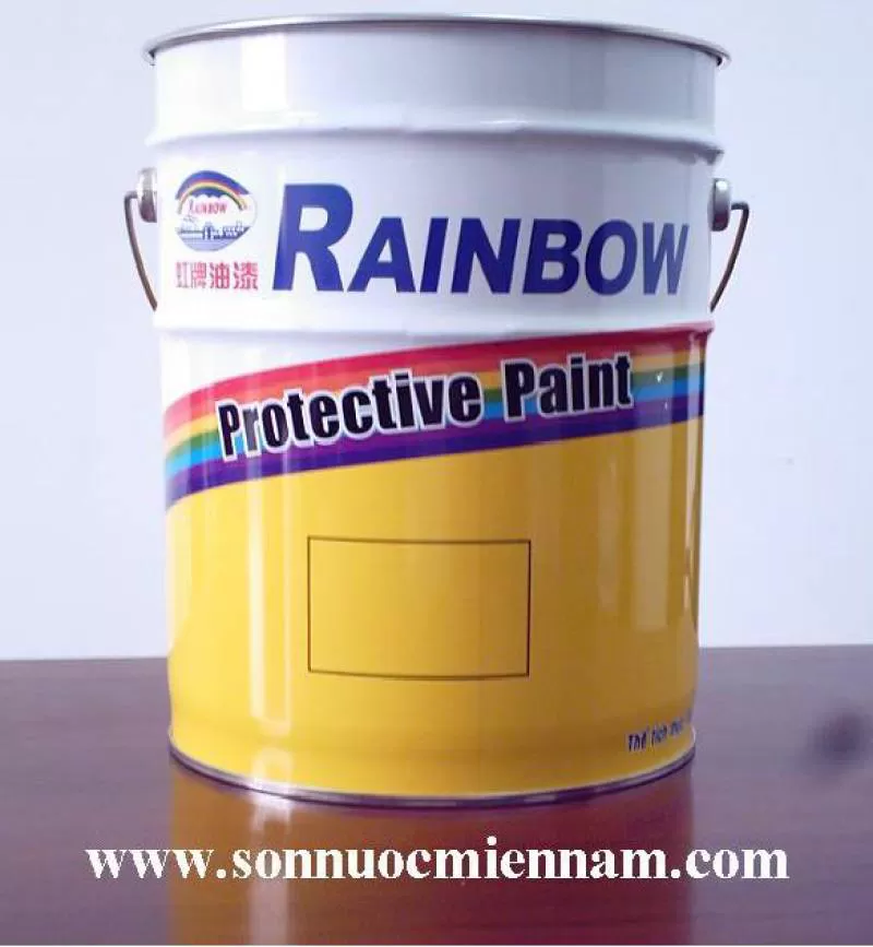 Sơn giao thông RAINBOW 1801 (màu xanh lá, đen) – 18 lít