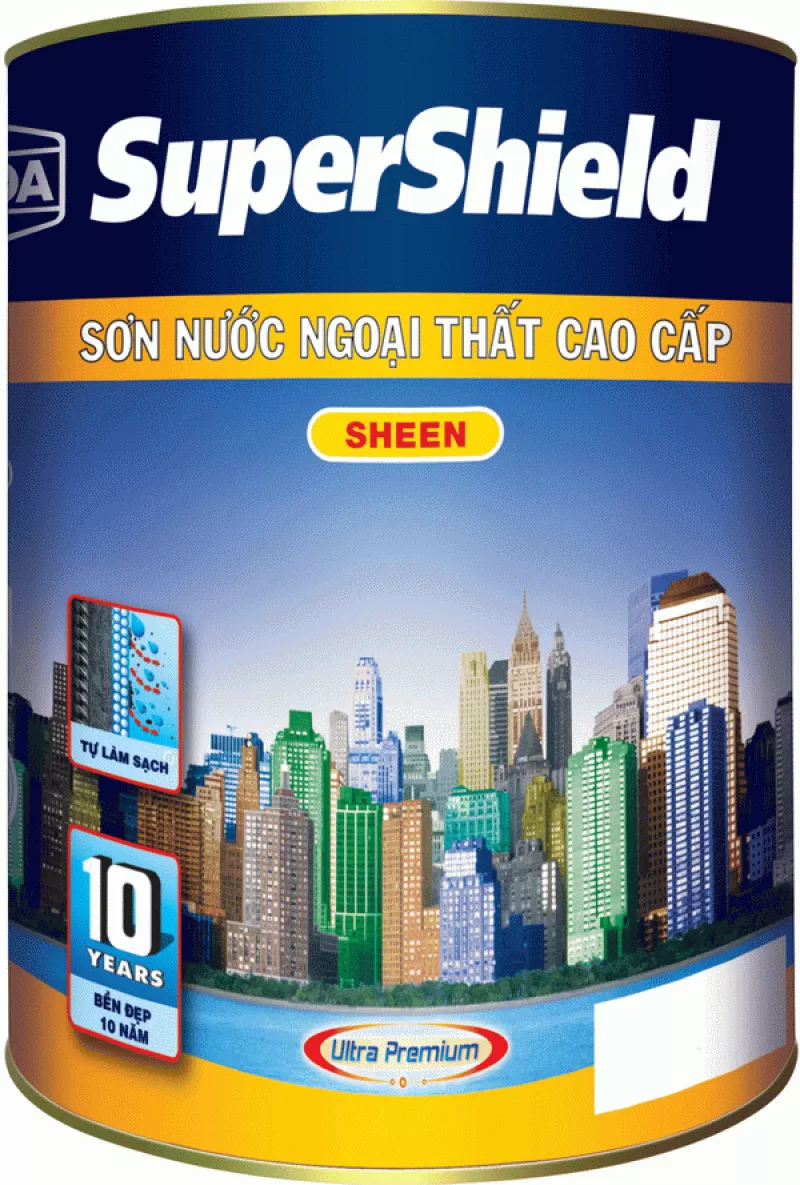 Sơn ngoại thất TOA SUPERSHIELD (màu trắng) – 3.785 lít