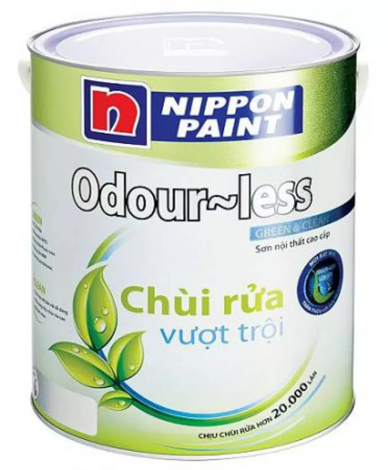 Sơn nội thất TOA NANOCLEAN bóng mờ (màu trắng) – 5 lít