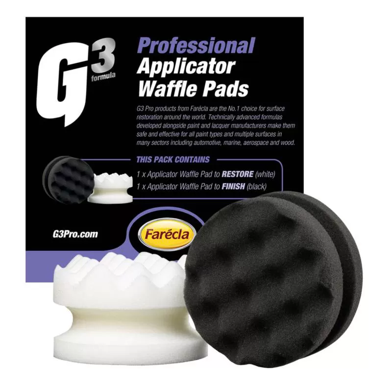Bộ mút nhỏ trắng và đen G3 Pro Applicator Waffle Pads 